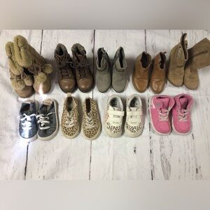 Toddler Girl Shoe Lot Size 8
